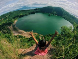 Crater del volcan Taal