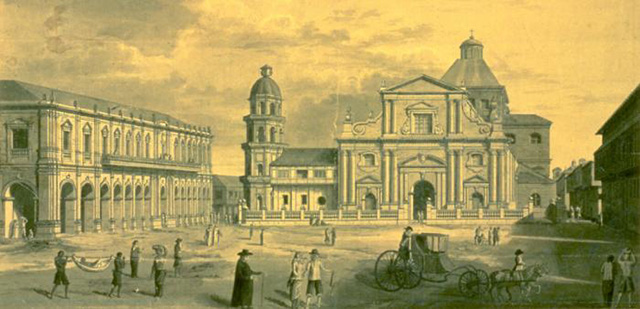 Intramuros durante la época colonial española. el siglo XVIIII