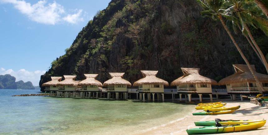 Miniloc Island. Donde dormir en El Nido