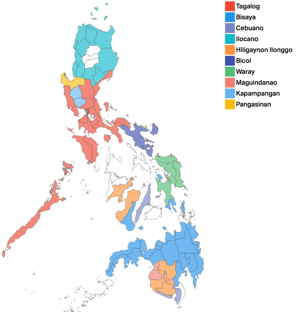 ¿Que idioma se habla en Filipinas?